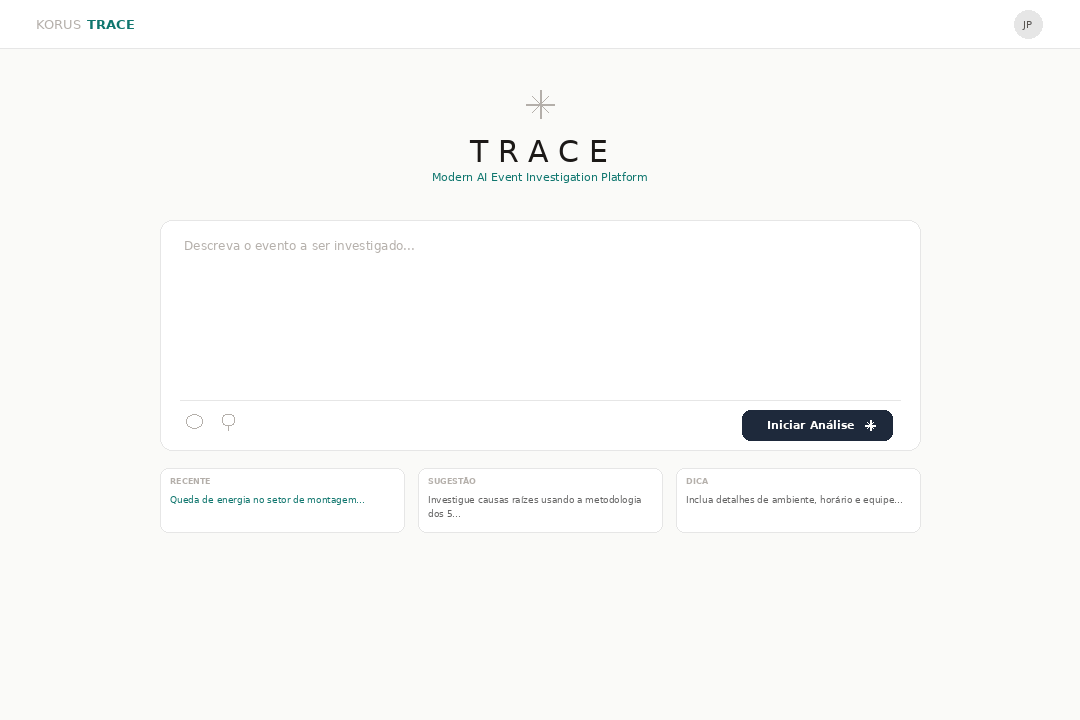 Descreva o que aconteceu